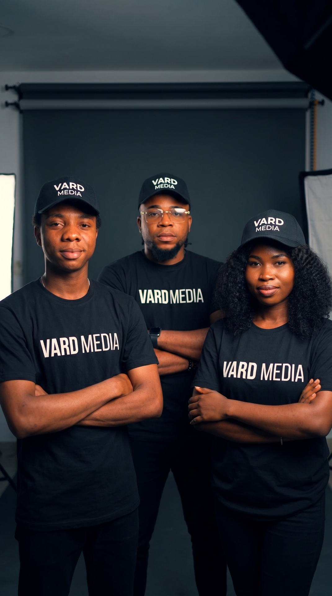 The VARD MEDIA team in studio